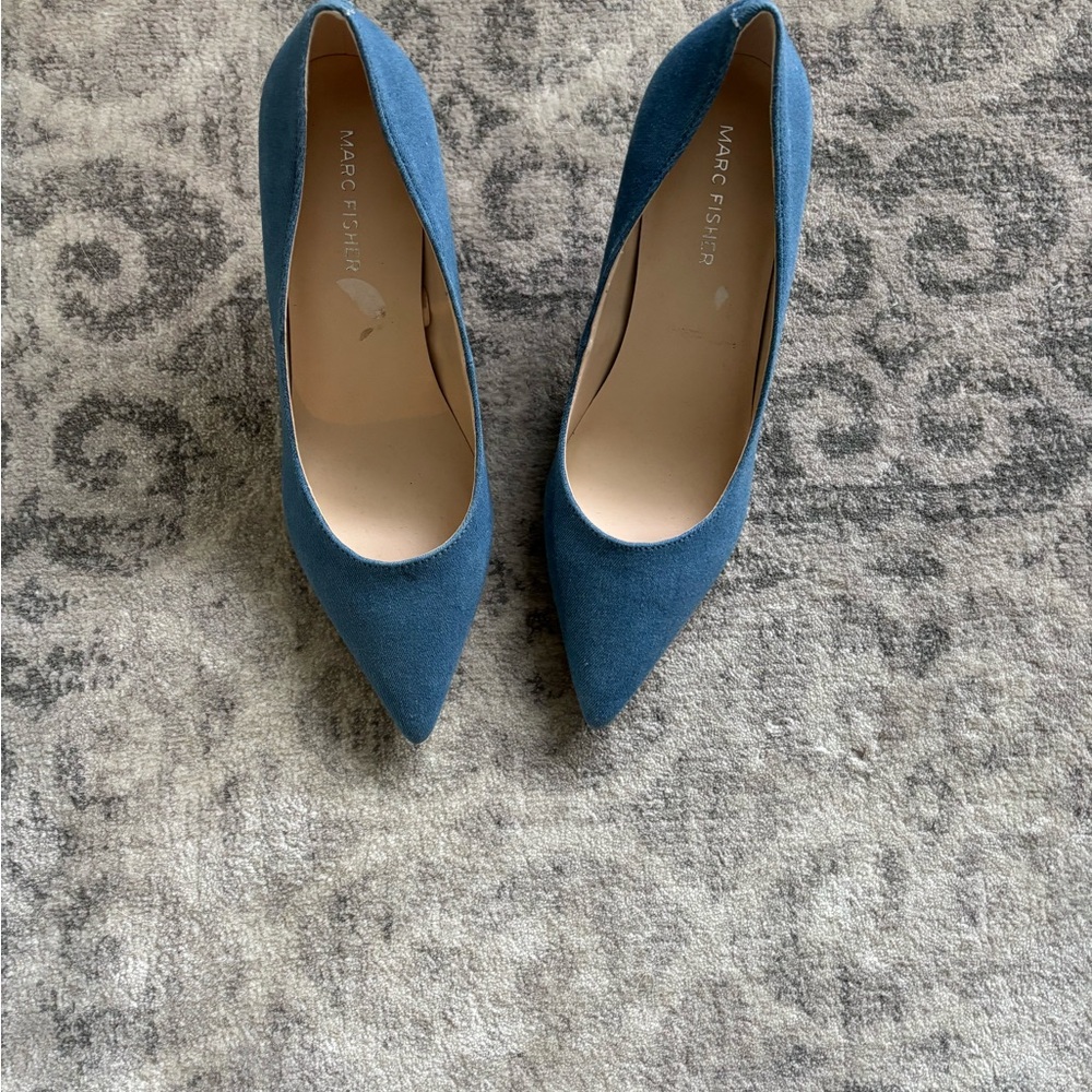 Marc Fisher Teal Heels for Women